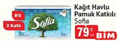 SOFİA KAĞIT HAVLU PAMUK KATKILI 8'Lİ fiyat ve kampanya bilgisi